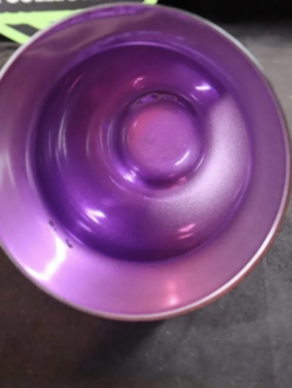 Vintage Partylite Amethyst Flared Rim Clear Pedestal Base Candle Holder/Vase 5.5